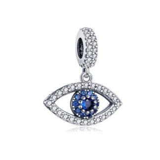 Sparkly Elegant Blue Eye Charm