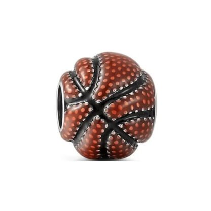 Quirky Distorted Orange Basketball Charm