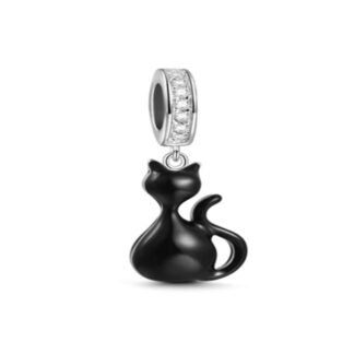 Black Cat Shape Charm