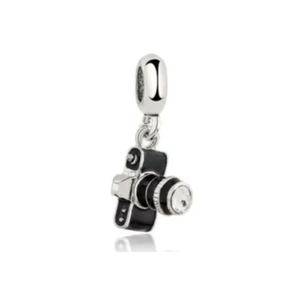 Black Camera Charm