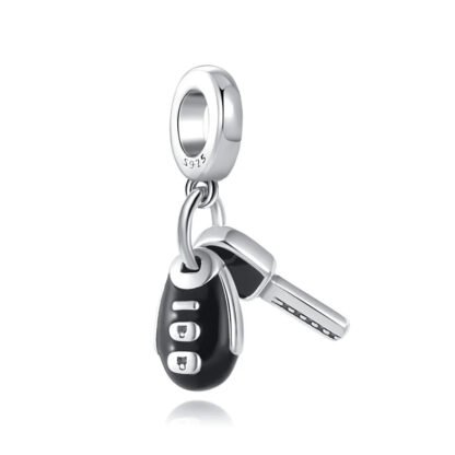 Black Car Key Charm