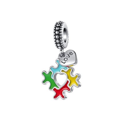 Love Puzzle Pieces Charm
