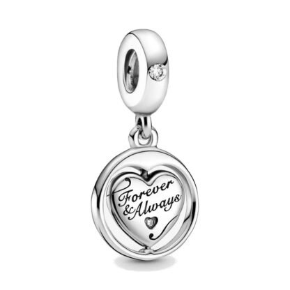 Forever & Always Heart Charm