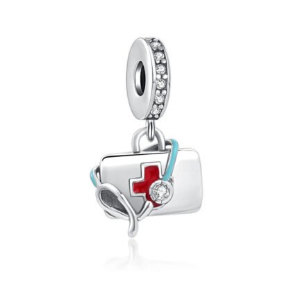 Healthcare Stethoscope Medical Kit Charm