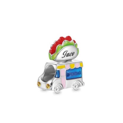 Colorful Taco Truck Charm