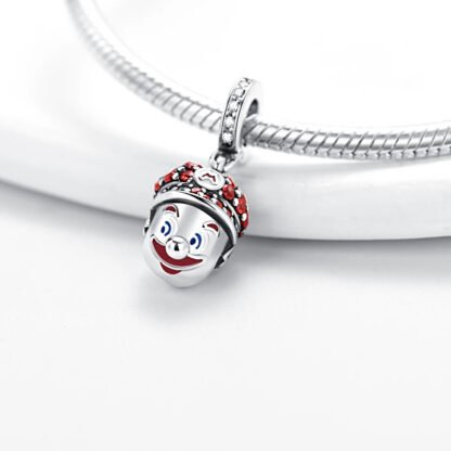 Red Mario Head Video Game Character Charm - Image 2