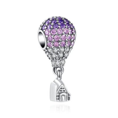 Purple Hues Hot Air Balloon House Charm