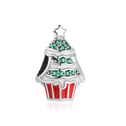 Christmas Tree Cupcake Charm