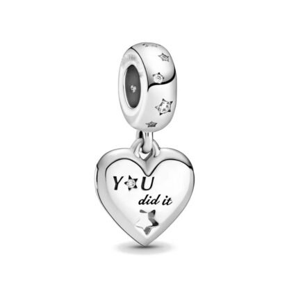 Heart Motivational Cheering Charm
