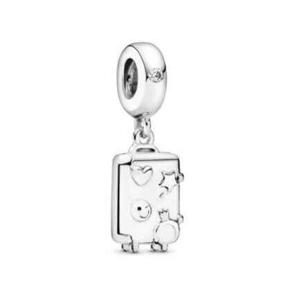 Silver Fun Luggage Charm