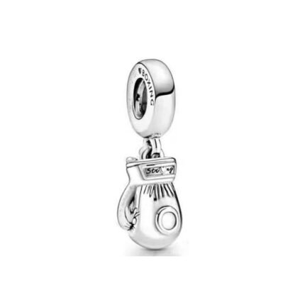 Silver Boxing Glove Charm