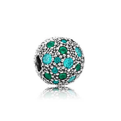 Sphere Green and Blue Gems Charm