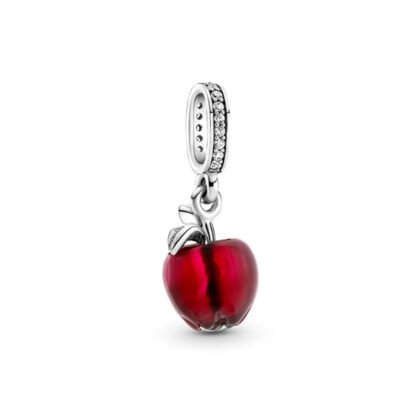 Glossy Red Apple Charm