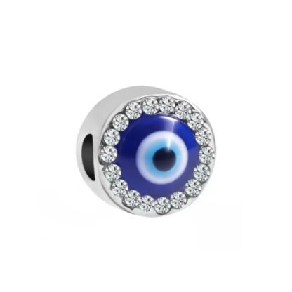 Simple Sparkly Evil Eye Protection Charm