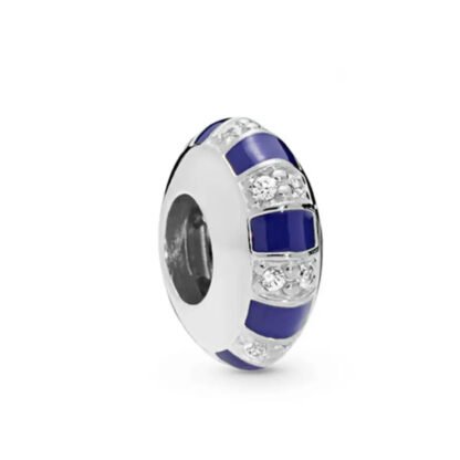 Classy Deep Blue Ridges Charm