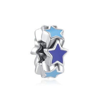 Blue Stars Link Charm