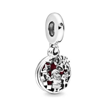 Christmas Cheer Santa Claus Deer Charm