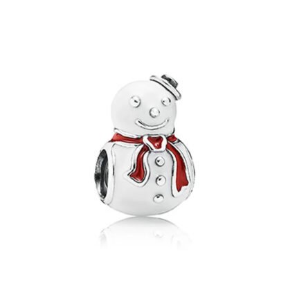 Gentle Snowman Small Hat Charm