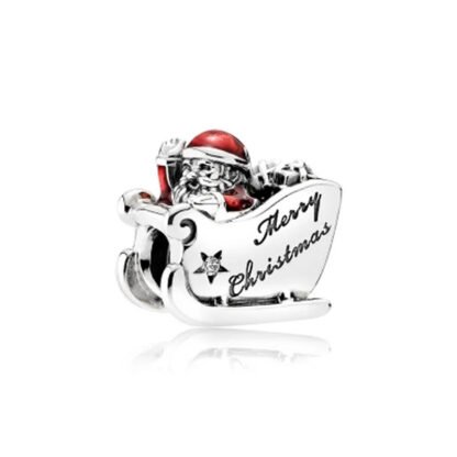 Christmas Santa Merry Sleigh Charm