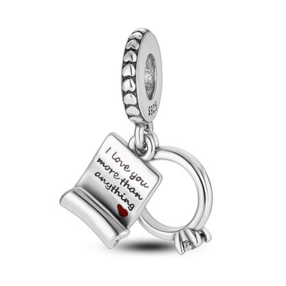 Passionate Love Scroll Charm