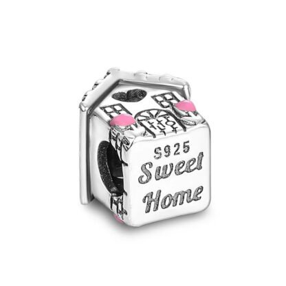 Silver Sweet Home House Charm