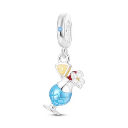 Beachy Vacation Refreshment Cocktail Charm
