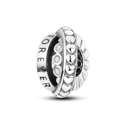 Double Ring Forever Charm