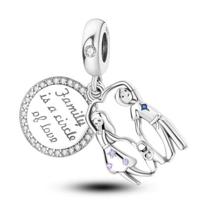 Family Unity Parents Child Charm