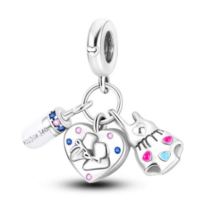 Cute Baby Care Product Bottle Clothes Charm