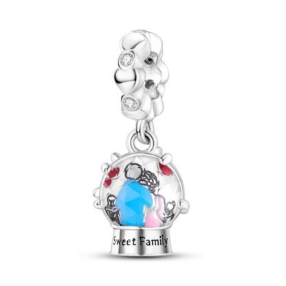 Sweet Family Snow Globe Charm