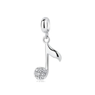 Silver Musical Note Quaver Charm