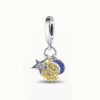 Astronomical Sparkly Moon Sun Star Charm - Image 2