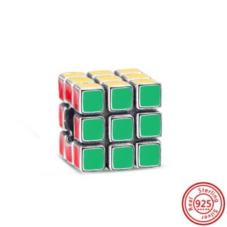 Multicolor Rubik Cube Charm