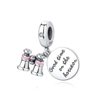 Binocular "Good time on the horizon" Charm