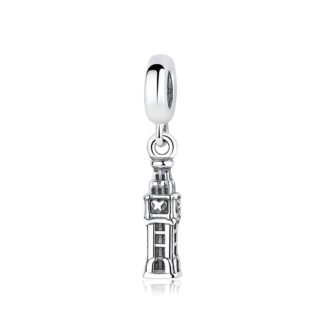 Silver Mini Tower Charm