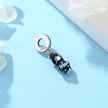 Japanese Girl Blue Kimono Charm - Image 2