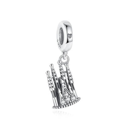 Silver Grand Tower Building Castle Charm