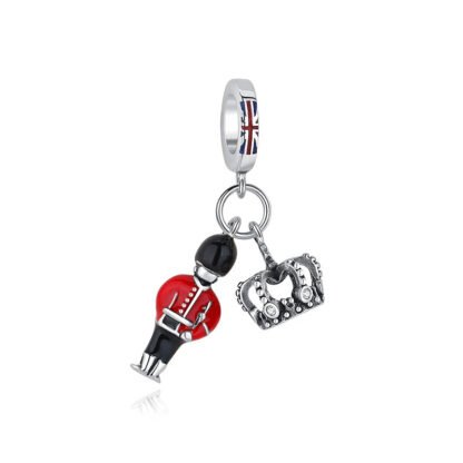 Royal Crown UK King's Guard Charm