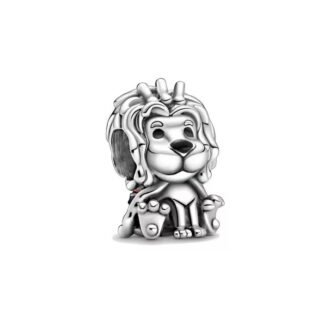 England Lion Union Jack Silver Lion Charm
