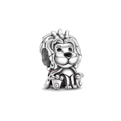 England Lion Union Jack Silver Lion Charm