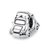 Silver Taxi Cab Car Charm