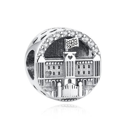 Silver Town Hall Symbol Charm