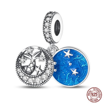 Magic Fish Tail Blue Sea Charm