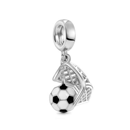 Sport Soccer Ball and Net Charm - Image 2