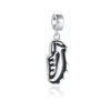 A Single Silver Sport Shoe Charm