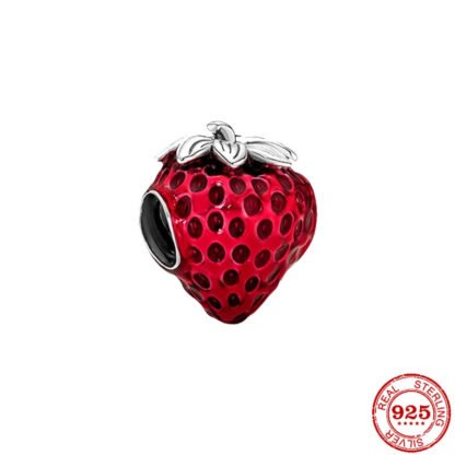 Juicy Red Strawberry Charm