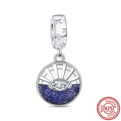 Crystal Eye Blue Cosmic Horizon Charm