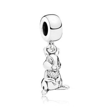 Silver Bunny Rabbit Charm