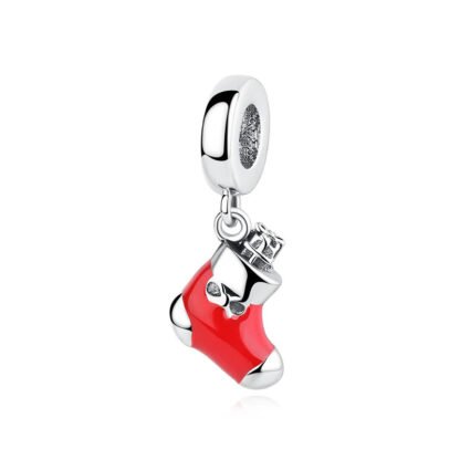 Red Sock Christmas Charm