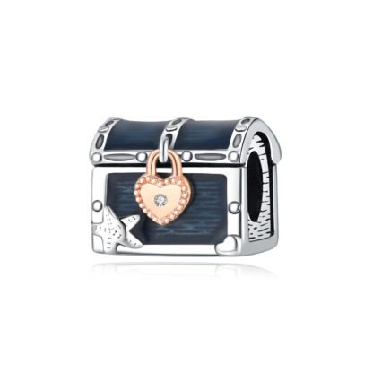 Black Treasure Trunk Charm
